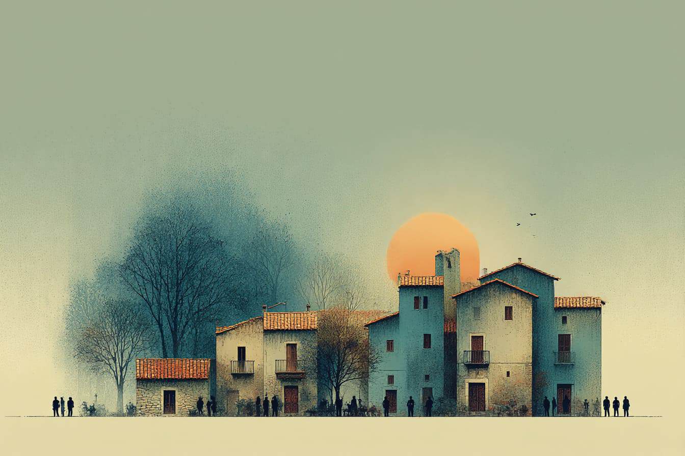 Un village de cent âmes
